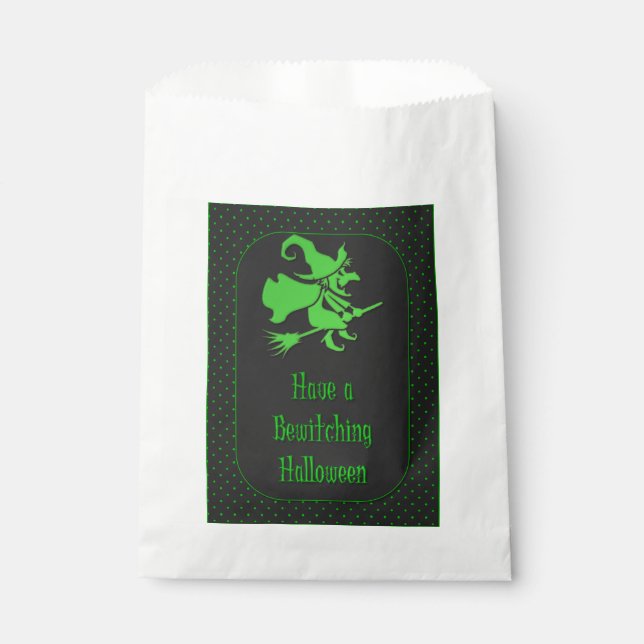 Bolsa De Papel Bewiting Halloween Witch (Anverso)