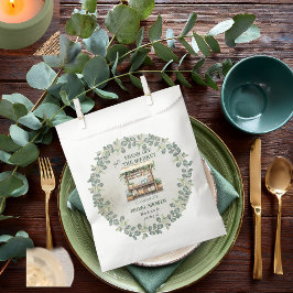 Bolsa De Papel Bienvenida en el puesto de la granja del mercado d