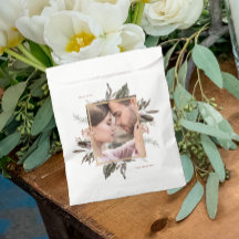 Bienvenida simple Boda botánico