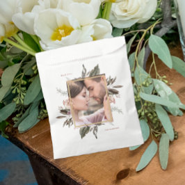 Bolsa De Papel Bienvenida simple Boda botánico