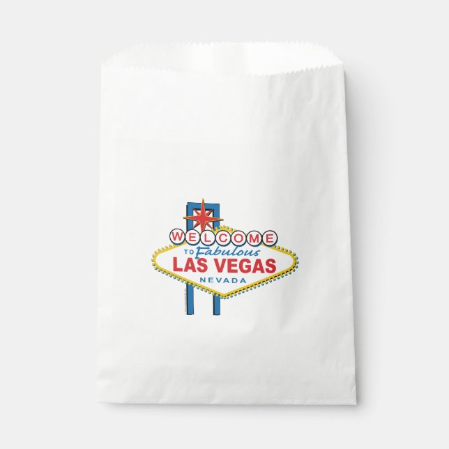 Bolsa De Papel Bienvenido a Las Vegas (Anverso)