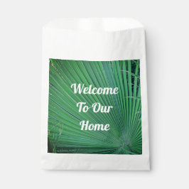 Bolsa De Papel Bienvenidos a Beach House Rental Tropical Leaf Gue