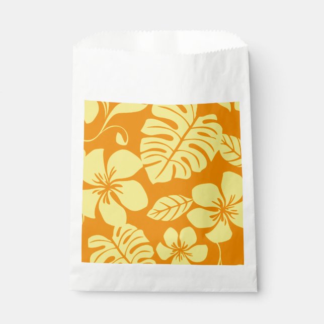 BOLSA DE PAPEL BIKINI ROSA (MANDARINA/AMARILLO) (Anverso)