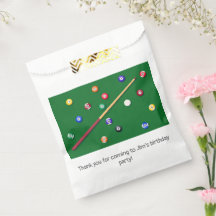 Billiards Birthday Party Pool Cue