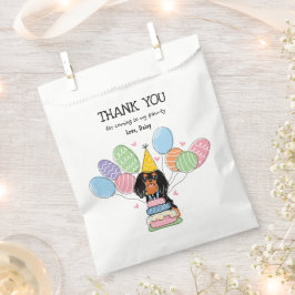 Bolsa De Papel Black Tan Cavalier King Charles Spaniel