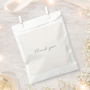 Bolsa De Papel blanquecino, blanco lechoso, blanco cálido Gracias