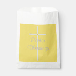 Bolsa De Papel Blesss White Yellow Favor Bags