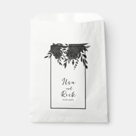 Bolsa De Papel Bloom nocturno: un Boda floral oscuro