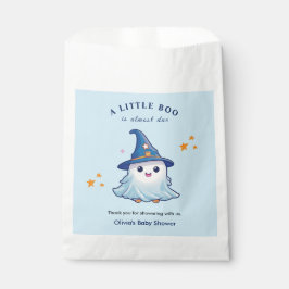 Bolsa De Papel Blue A Little Boo Halloween Baby Shower