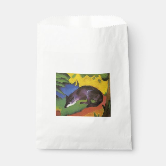 Bolsa De Papel Blue Fox (de Franz Marc) (Anverso)