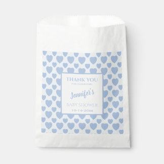 Bolsa De Papel Blue Hearts Baby Shower