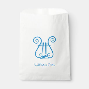 Bolsa De Papel Blue Lyre