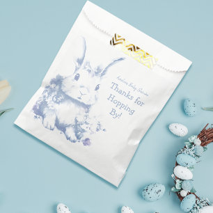 Bolsa De Papel Blue Some Bunny viene Baby Shower 