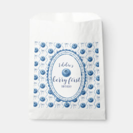Bolsa De Papel Blueberry Baby's Berry First 1st Birthday Party