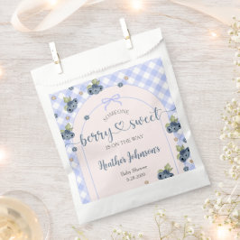 Bolsa De Papel Blueberry Berry Sweet Baby Boy Baby Shower