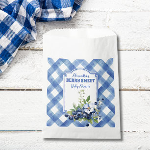 Bolsa De Papel Blueberry Berry Sweet Baby Shower