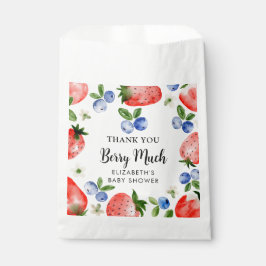 Bolsa De Papel Blueberry y Strawberry Gracias