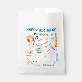 Bolsa De Papel BO PEEP NURSERY RHYME Word Cloud Name College