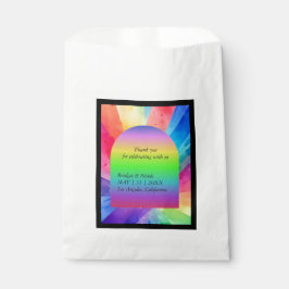 Bolsa De Papel boda arcoiris lgbtq