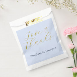 Bolsa De Papel Boda azul opulento