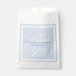 Bolsa De Papel Boda Blue Watercolor Encantador Cloudscape
