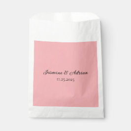 Bolsa De Papel Boda Burbuja de Goma Rosada