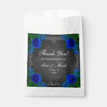 Boda Caída del Royal Blue Rosa Chalk Board