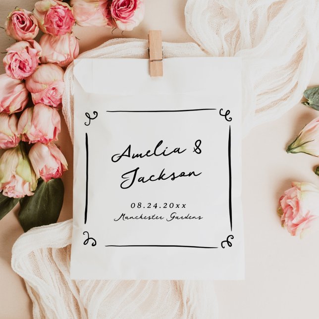 Bolsa De Papel Boda caprichoso de mano (Subido por el creador)