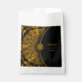 Bolsa De Papel Boda clásico elegante de Mandala