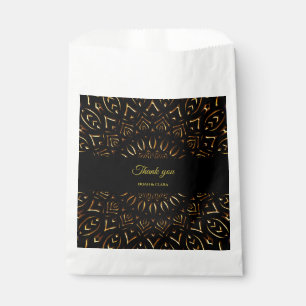 Bolsa De Papel Boda clásico elegante de Mandala