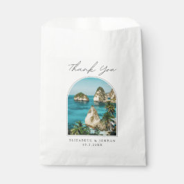 Bolsa De Papel Boda de Bali Gracias Foto