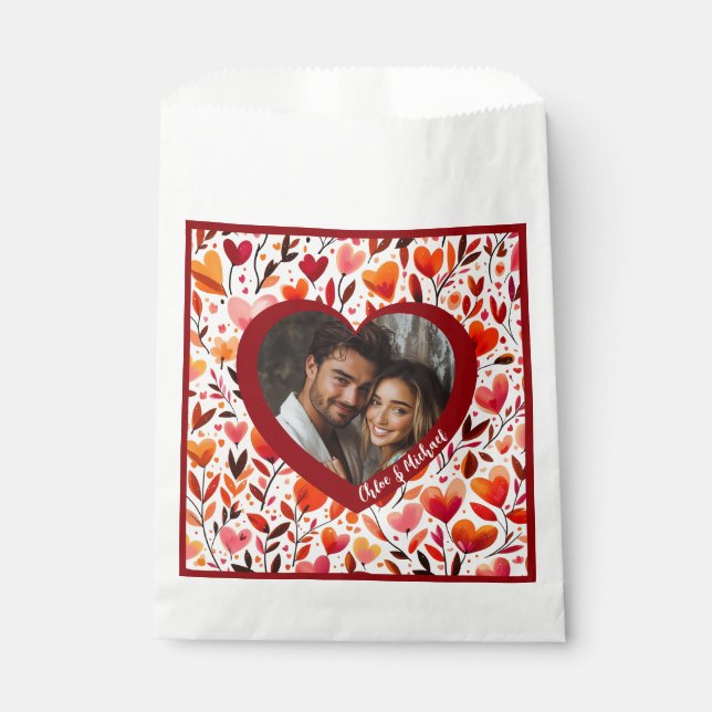 Bolsa De Papel Boda de Blooms de Sentido (Anverso)