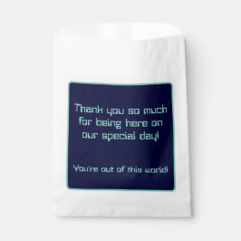 Bolsa De Papel Boda de Ciencia Ficción Galáctica