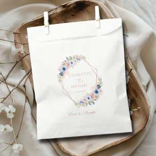 Bolsa De Papel Boda de colección de Bodas azules de color azul
