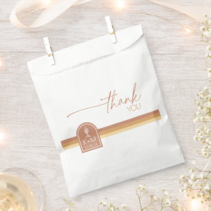 Bolsa De Papel Boda de Deert Vibes Gracias Cactus Motif ID1019