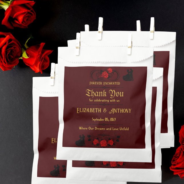 Bolsa De Papel Boda de elegancia encantada (Subido por el creador)