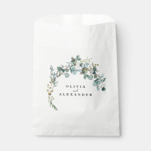 Bolsa De Papel Boda de Eucalyptus Greenery