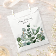 Boda de follaje de vegetación floral acuarela