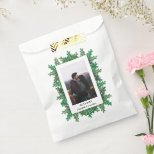 Bolsa De Papel Boda de fotos de ramas de árbol de invierno