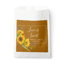 Boda de girasoles de otoño