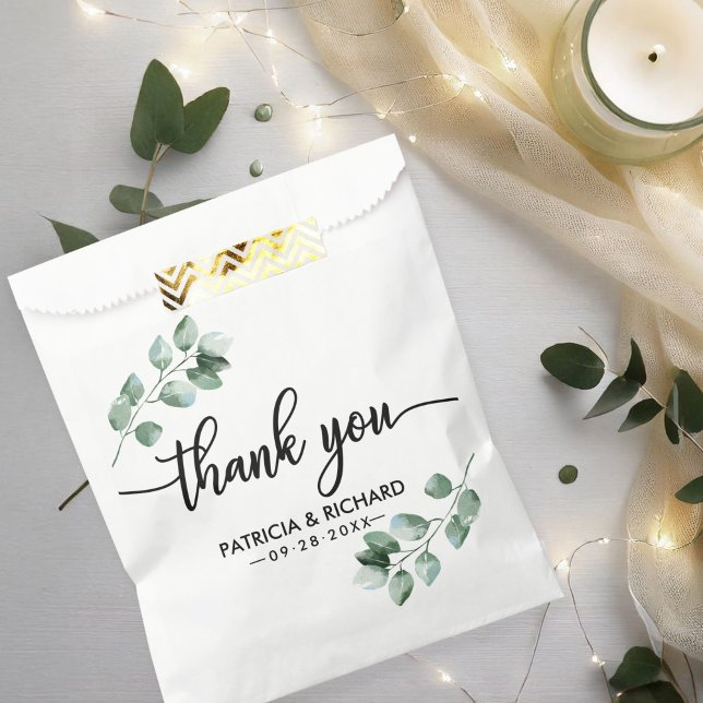 Bolsa De Papel Boda de Gracias a la Vegetación (Subido por el creador)