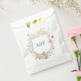 Bolsa De Papel Boda de Jardín Botánico Romántico Cottagecore