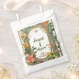 Bolsa De Papel Boda de la frontera entre las orquestas de flores 