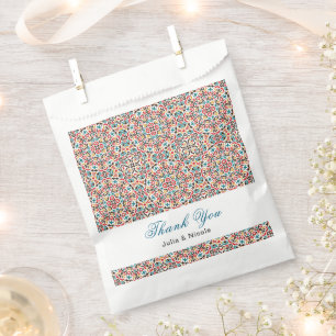 Bolsa De Papel Boda de Mandala geométrica de Entradas marroquí
