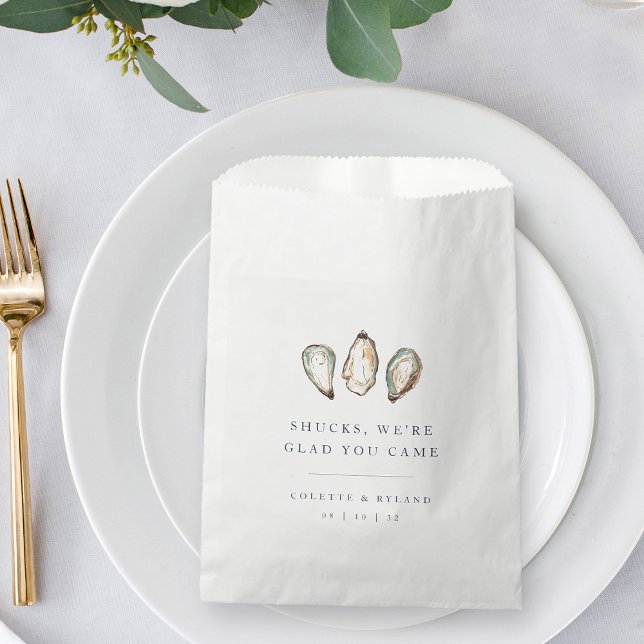 Bolsa De Papel Boda de ostión acuático costero (Subido por el creador)
