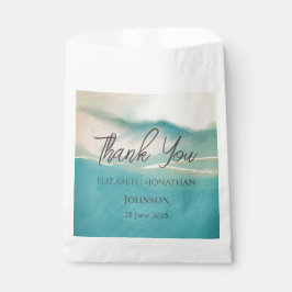 Bolsa De Papel Boda de paisajes artísticos abstractos gracias