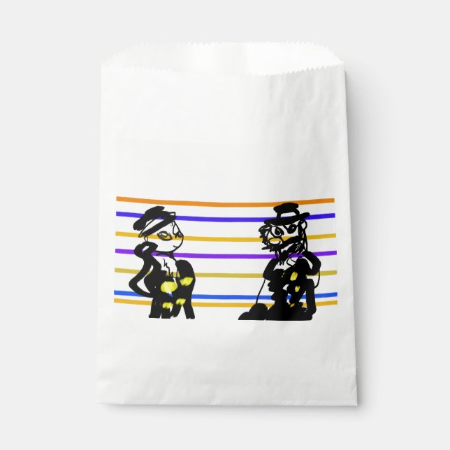 Bolsa De Papel Boda de piratas  (Anverso)