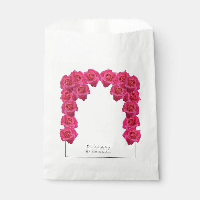 Bolsa De Papel Boda de rosas rusas (Anverso)