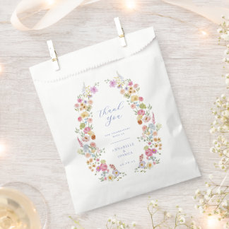 Bolsa De Papel Boda de Soft Garden Florals