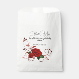 Bolsa De Papel Boda de Tuxedo Suite y Bride Silhouette